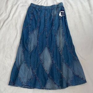 NWT Studiowest Apparel Denim Maxi-Skirt